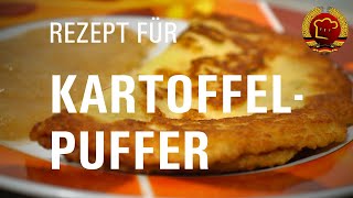 Omas Blitzrezept für schnelle Kartoffelpuffer (Reibekuchen oder Klitscher) aus der DDR