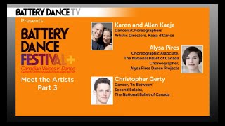 Canadian Voices in Dance featuring Karen & Allen Kaeja, Alysa Pires, and Christopher Gerty