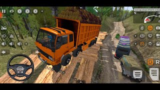 12 wheeler truck driving offroad driving game Bussid new updates 4.3