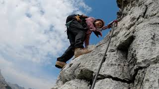 Ferrata Bovero - Col Rosà peak (Dolomites)