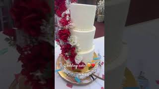 Wedding cake 😍❤️#youtubeshorts