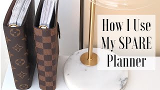 How I Use My SPARE Planner | Louis Vuitton Medium Ring Agenda