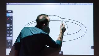 Drawing with IS 01 Interactive Whiteboard System