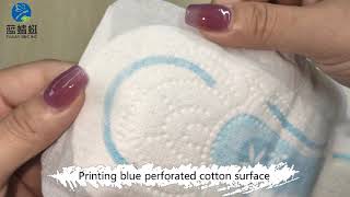 Different Ink Printing Day NoveltySanitaryTowel, Breathable Mesh Surface Ultra Thin Sanitary Napkin