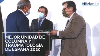 🏆 Premio a la mejor unidad de columna y traumatología en España 2020