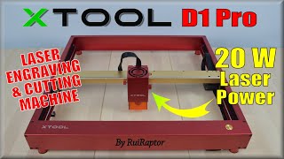 xTool D1 PRO - Laser Engraving & Cutting - Overview and Assembly Guide