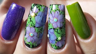 Lavender Nails!!! || Nailart for Beginners