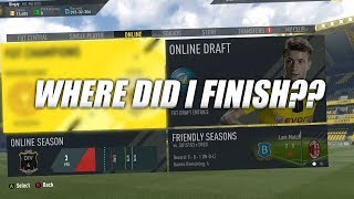 WHERE DID I FINISH IN THE WEEKEND LEAGUE?!(FIFA 17 ULTIMATE TEAM!)