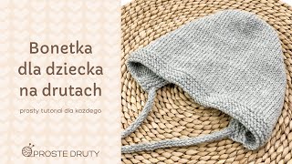 🧶 Prosta bonetka dla dziecka na drutach. Tutorial dla każdego. 🧶 Instrukcja krok po kroku