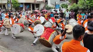 ShivGarjana Dhol Tasha Dhwaj Pathak Nagpur 2021 New #rudratal #bhagwarang #ganpatibapamorya besttaal