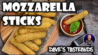 How to make delicious and easy fried MOZZARELLA STICKS two ways/Breaded or Battered