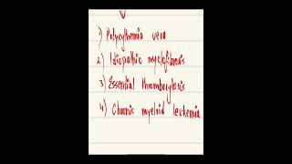 Myeloproliferative disorders