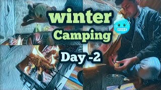 Solo Winter Camping | Day 2 #solocamping #vlog #wintercamping