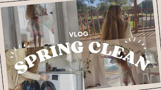 Vlog   Saturday Spring Clean & reset with me