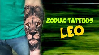 Zodiac Signs Tattoos: LEO