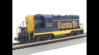 N Scale Atlas Santa Fe EMD GP7 Phase 2 Diesel Locomotive Demo