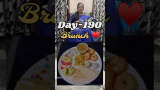 Day-190 My Healthy Brunch routine😋 #aruvameesaikoduvaparva #vijayalakshmitulasi #weightloss #tasty