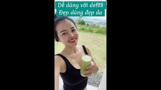 Dễ dàng làm detox da đẹp dáng thon