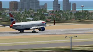 British Airways B767-300ER Takeoff From Goa #shorts #rfsuniverse #MFSX #FSX #britishairways