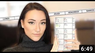 📆 Établir son PLANNING de RÉVISIONS🥇 pour les EXAMENS (brevet, bac, fac..)