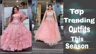 #New #Newest #Outfits #2022 #Latest #Trending #Wedding #Dress #Lehenga #Choli #Designs #Ruffle #Top