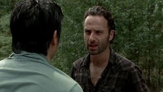 TWD S3E09 - Rick Argues With Glenn [4k]