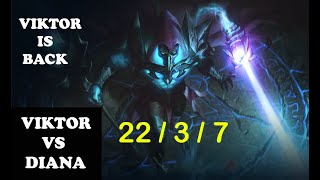 Viktor vs Diana - Viktor vs Diana s11- Quadra Kill - Viktor is Very Strong