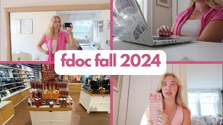 FDOC vlog: grad school, productive, influencer chats | clark university