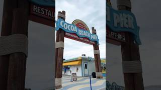 Cocoa Beach Pier 🇺🇸#florida #usa #beach #cocoabeach #travel #floridabeach