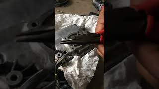 HONDA GX160 oil pan seal removal and install part 1