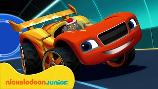 Blaze et les Monster Machines | Blaze se transforme en voiture de course ! | Nickelodeon Jr. France