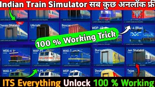 Indian Train Simulator Everything Unlock || Indian Train Simulator || New Trick || Rail Gaming World