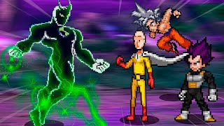 COLOQUEI O ALIEN X PRA LUTAR CONTRA OS MAIS FORTES DO MUGEN JUMP FORCE *jump force mugen*