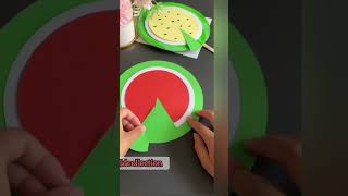 Rotate Watermelon activity for kids#kids#diycrafts #craftideas #preschool #shorts #shortvideo