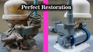 Restoration/  how to restore old high pressure electric water pump, made in Taiwan