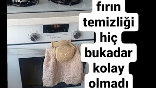 Fırın temizlemek bu kadar kolay....