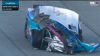 NASCAR Xfinity Series @Talladega, Sheldon Creed and Cesar Bacarella crash