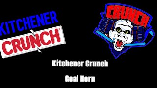 Kitchener Crunch 2023-24 Goal Horn TCHL Kids Hockey U12 + Goal Animation