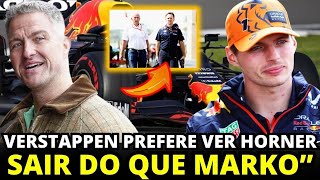 RALF SCHUMACHER DIZ QUE VERSTAPPEN TEM UM LADO NA DISPUTA INTERNA - ÚLTIMAS NOTÍCIAS DA F1 HOJE