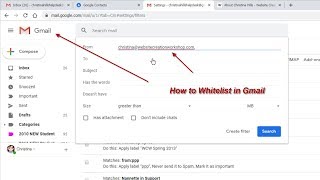 How to Whitelist Email in Gmail