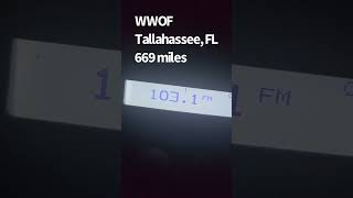 103.1 WWOF Tallahassee, FL 669 miles