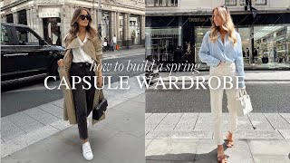 HOW TO BUILD YOUR CAPSULE WARDROBE FOR SPRING 2023 | All the basics you need | Kate Hutchins