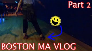 ROLLER SKATING and KAREOKE! | Boston, MA Vlog (Part 2/2)