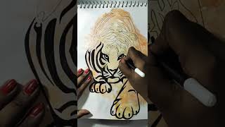 Subscribe for more #art #drawing #creativity #creative #painting #video #viral #shots #tiger