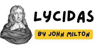 Lycidas by John Milton Analysis