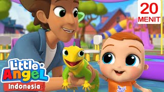 Yuk Belajar Nama Binatang Reptil🦎 | Little Angel Bahasa Indonesia | Kartun dan Lagu Anak