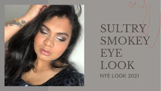 Sultry Smokey NYE Look| Simple and Easy look using some gifts I got for Christmas 🤩🥳