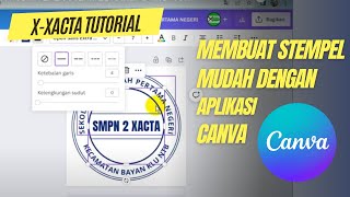 MEMBUAT STEMPEL MUDAH CEPAT DI CANVA DAN EFEK STEMPEL KARET DI MS WORD