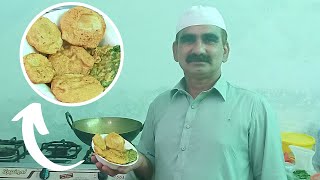 How To Cook Tea Time Snacks Desi Style Palak Ke Pakode & Aloo Pakora Recipe (Village Life Cooking)