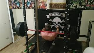 Touch Bench: 112,5 Kg/248 Lbs x 2 @9,5 [PR]